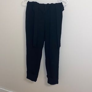 Black cropped dynamite pants
